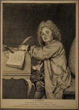 Portrait of the composer Jean-Féry Rebel (1666-1747).