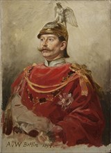 Portrait of German Emperor Wilhelm II (1859-1941), King of Prussia.