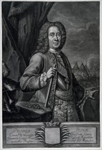 Portrait of the Field Marshal Count Peter von Lacy (1678-1751).