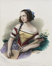 Portrait of the actress Varvara Asenkova (1817-1841).