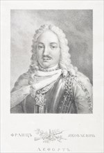 Portrait of general admiral François Lefort (1656-1699).