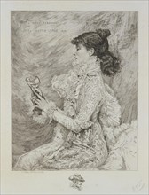 Portrait of Sarah Bernhardt (1844-1923).