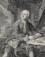 Portrait of Mikhail Vasilyevich Lomonosov (1711-1765).