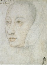 Portrait of Anne of Brittany (1477-1514).