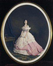 Portrait of Grand Duchess Alexandra Iosifovna of Saxe-Altenburg (1830-1911).