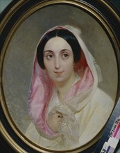 Portrait of Princess Anna Alexandrovna Bagration (1824-1885).