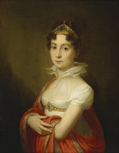 Juvenile portrait of Empress Maria Ludovica (1787-1816) with a diadem.