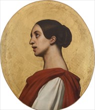 Portrait of the singer and composer Pauline Viardot (1821-1910) as Saint Cecilia.