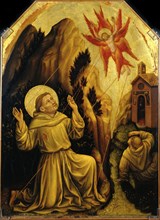 Saint Francis receiving the Stigmata.