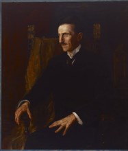 Portrait of Nikola Tesla (1856-1943).