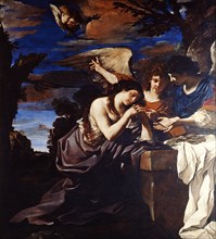 The Penitent Mary Magdalene with Two Angels.