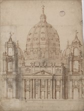 Alternative Proposal for the facade of Basilica of St. Peter in the Vatican.