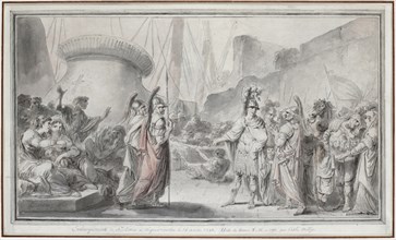 The embarkation of Louis IX from Aigues-Mortes.