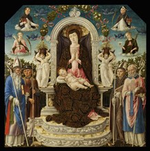 Virgin and child with Saints.