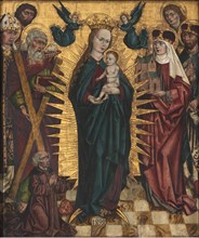Virgin and child with Saints Andrew, Hedwig of Silesia, John the Baptist, John the Evangelist, Stani