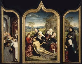 Triptych of the Lamentation of Christ.