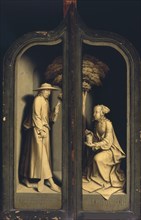 Triptych of the Lamentation of Christ. (Reverse: Noli me tangere).