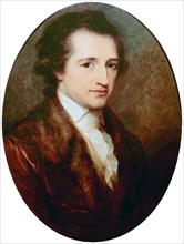 Portrait of Johann Wolfgang von Goethe.