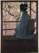 Poster for the Opera Madama Butterfly by G. Puccini.