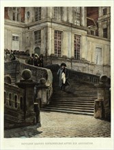 Napoleon Leaving Fontainebleau.