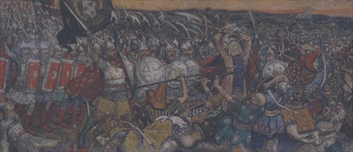 The Battle of Kulikovo on September 8, 1380.