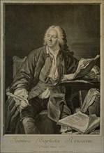 Portrait of the dramatist Jean-Baptiste Rousseau (1670-1741).