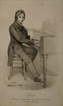 Portrait of the composer Franz Liszt (1811-1886).