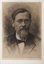 Portrait of the historian Vasily Klyuchevsky (1841-1911).