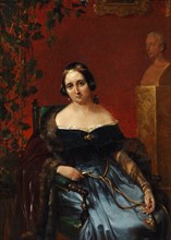 Portrait of Anna Alexeevna Andrault (1808-1888), née Olenina.