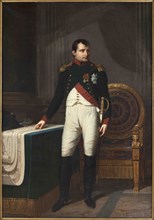Napoleon I in his uniform of the Chasseurs à cheval de la Garde at the Hôtel de Ville in Paris.