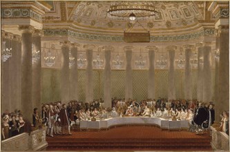 The marriage banquet of Napoleon I and Marie-Louise of Austria April 2, 1810.