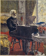 Portrait of the Composer Giuseppe Verdi (1813-1901).