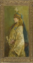 Portrait of Sarah Bernhardt as Roxanna in Adrienne Lecouvreur.