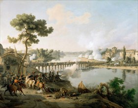 The Battle of Lodi on 10 May 1796.