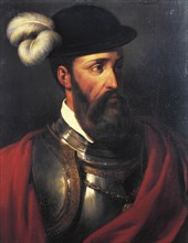Portrait of Francisco Pizarro.