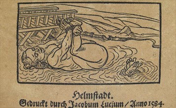 The cold-water ordeal for witches.
