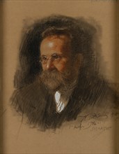 Portrait of Nikolai Alexandrovich Morozov (1854-1946).