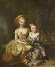 Portrait of Madame Royale and Louis-Joseph Xavier, Dauphin of France.