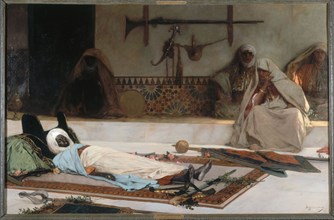 Day of a Funeral, Moroccan Scene (The death of the Emir).