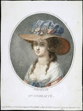 Portrait of the Singer Nancy Storace (1765-1817).