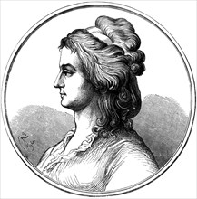 Portrait of Aloysia Lange, née Weber (1760-1839).