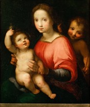 Virgin and child with John the Baptist as a Boy.