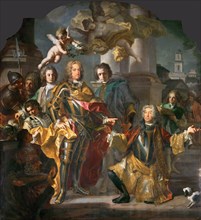Emperor Charles VI and Count Althann (Althann Giving to Charles the Inventory of the Paintings in th