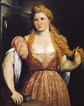 Portrait of a Young Woman at Her Toilet.