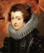 Portrait of Elisabeth of France (1602-1644), Queen consort of Spain.