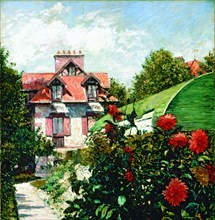 Dahlias: The Garden at Petit Gennevilliers, 1893.