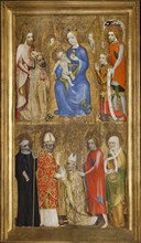 Votive Painting of Archbishop Jan Ocko of Vlasim, before 1371.