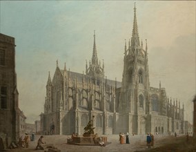 The Cathedral of Saint Vitus in Prague, 1814.