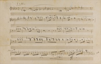 The autograph manuscript: Opera Otello, 1887.