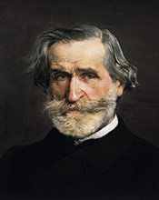 Portrait of the Composer Giuseppe Verdi (1813-1901). Detail, 1886.